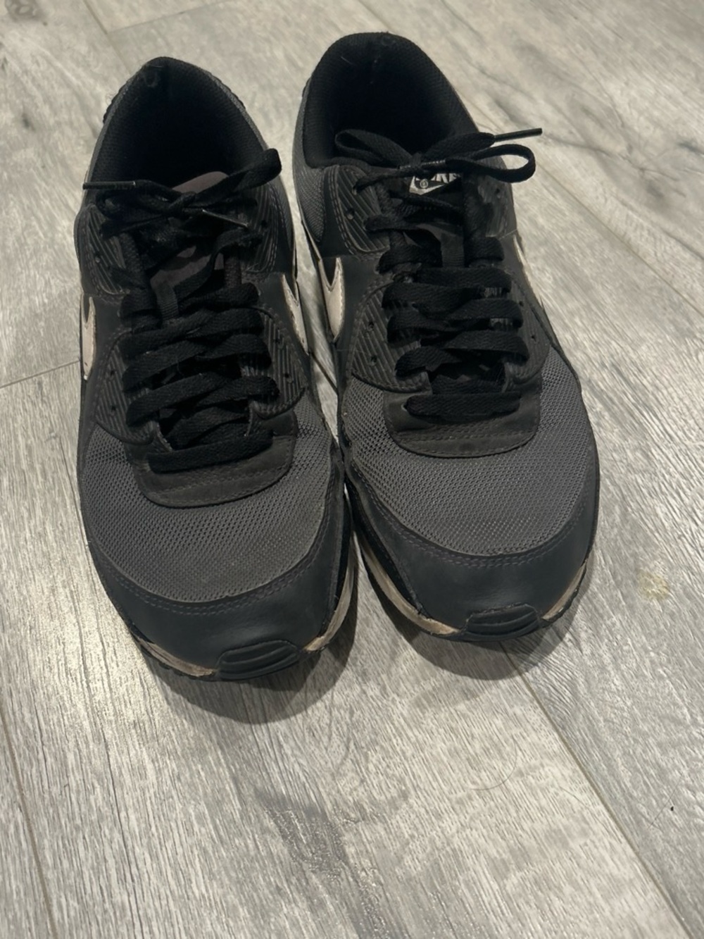 Nike Black and Gray Men's Running Sneakers